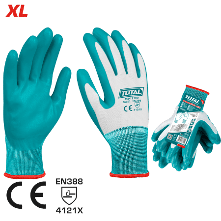 GUANTES DE TRABAJO NITRILO XL (EXTERIOR)