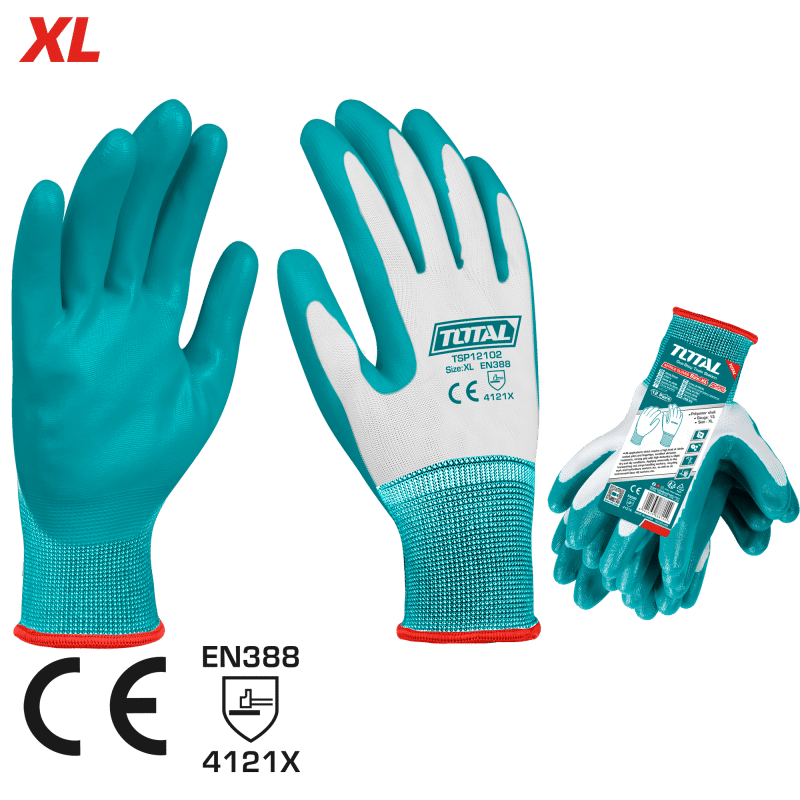 GUANTES DE TRABAJO NITRILO XL (EXTERIOR)