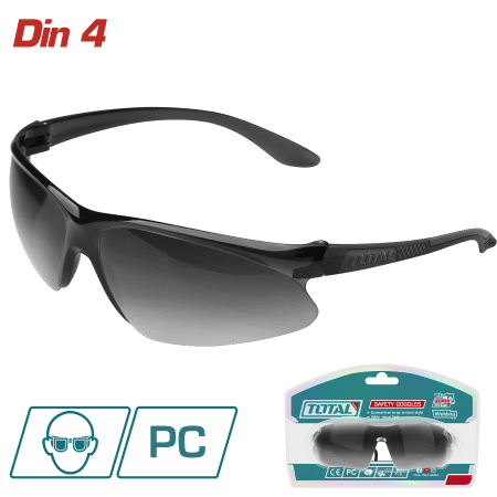 LENTES DE SEGURIDAD PC SOMBRA DIN 4