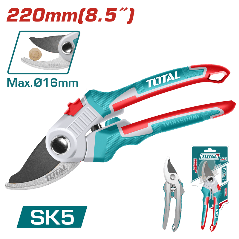 TIJERA PODAR RAMAS 220MM CORTE MAX:16MM SK5 INDUSTRIAL
