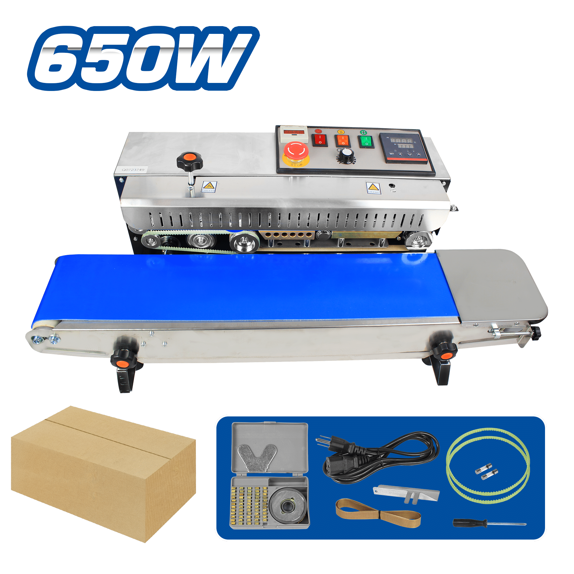 SELLADORA DE BANDA 810 ACERO INOX. HORIZONTAL