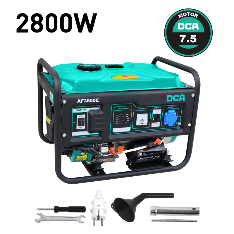 GENERADOR A GASOLINA DE 2800W - ENCENDIDO ELECTRÓNICO