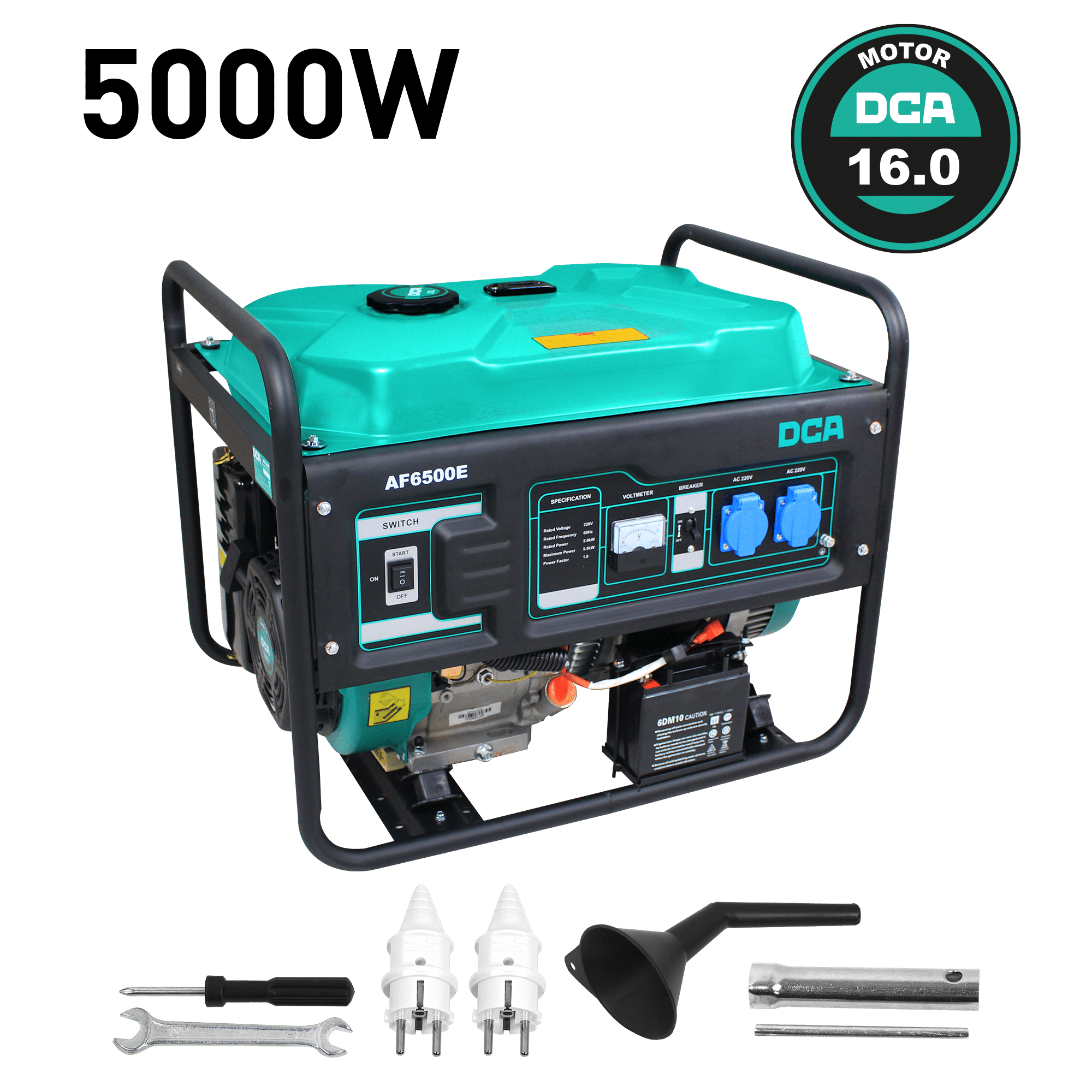 GENERADOR A GASOLINA DE 5000W – ENCENDIDO ELECTRÓNICO