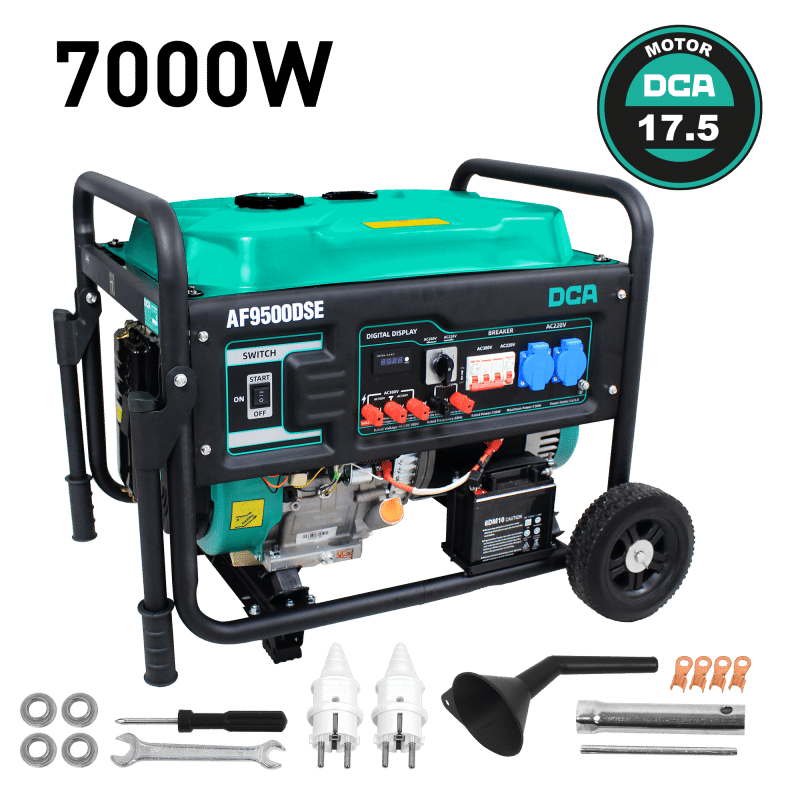 GENERADOR A GASOLINA DE 7000W – ENCENDIDO ELECTRÓNICO