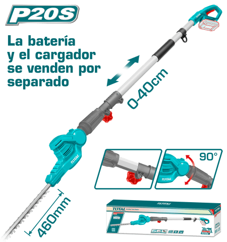 CORTASETOS LI-ION 20V 2800SPM 46CM C:18MM EXTENSION 0-40CM