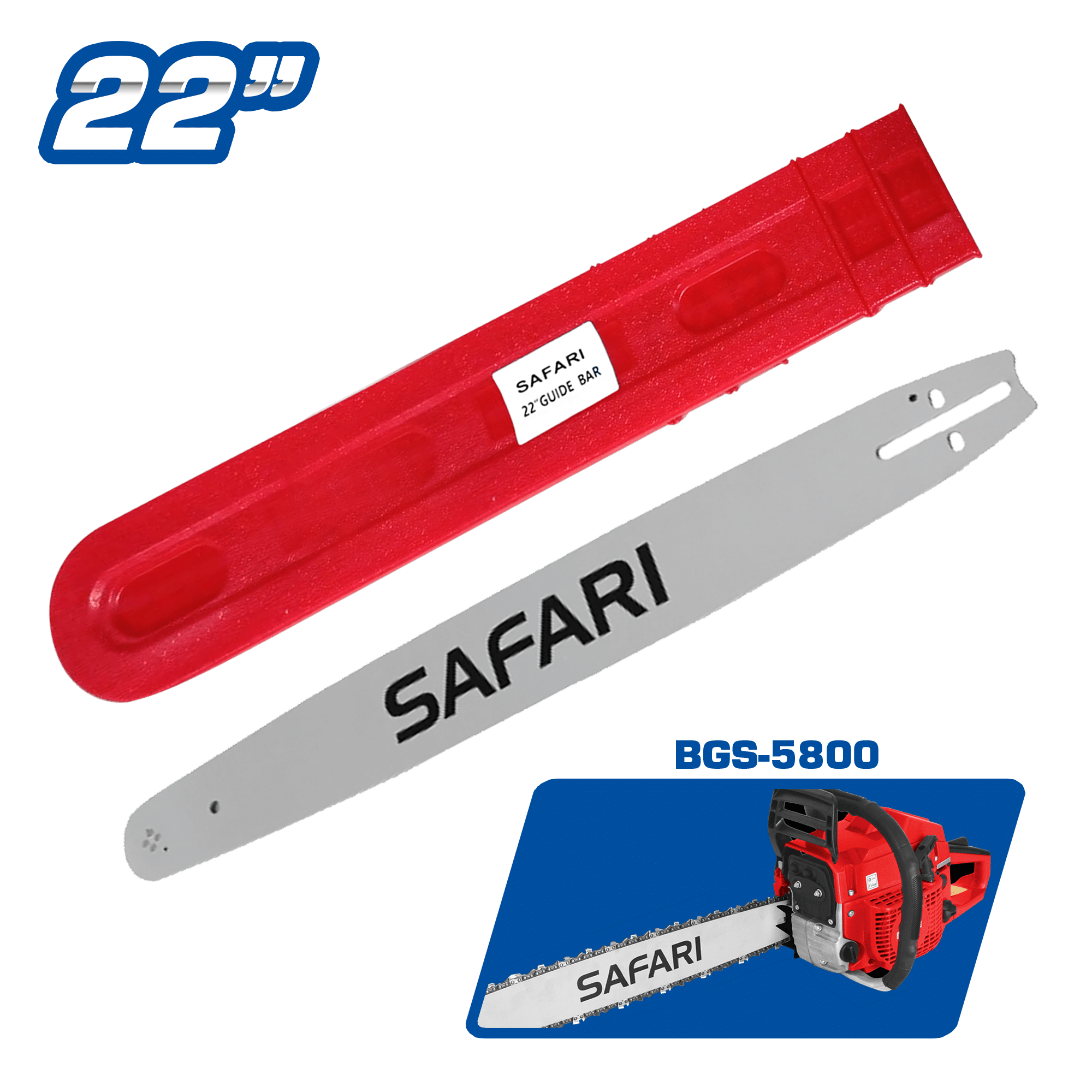 ESPADA 22″ PARA MOTOSIERRA BGS-5800