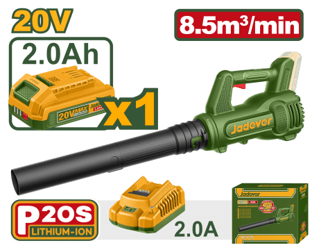 SOPLADORA 20V 8.5M3/MIN 15000RPM 1X2.0AH