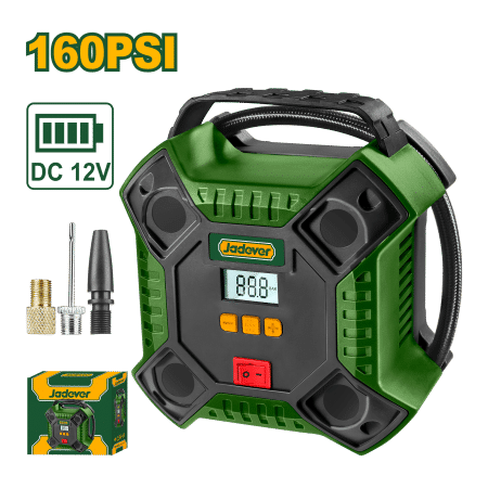 MINICOMPRESOR PARA AUTO 12V 160PSI 35L/MIN +ACC