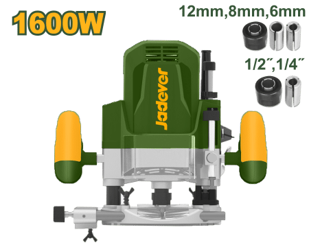 RUTEADORA 1600W 22000RPM 0-60MM