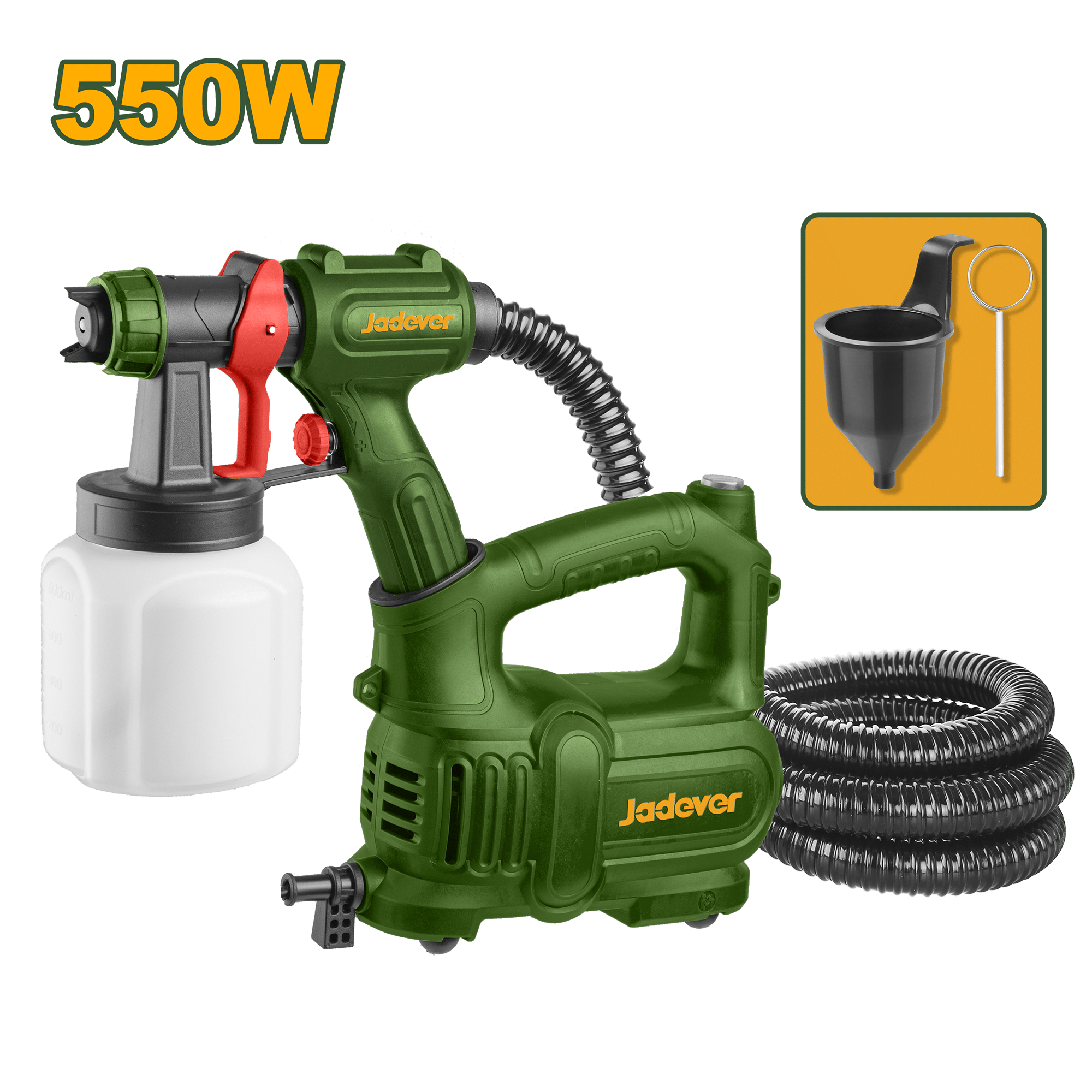 PISTOLA PINTAR 550W 700ML/MIN 120DIN-S CAP:800ML