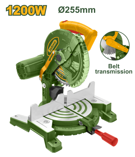 INGLETADORA 255MM 1200W 6000RPM C:70X140MM