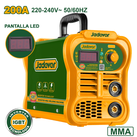 SOLDADORA INVERTER MMA 20-200A LCD:1.6-4.0MM