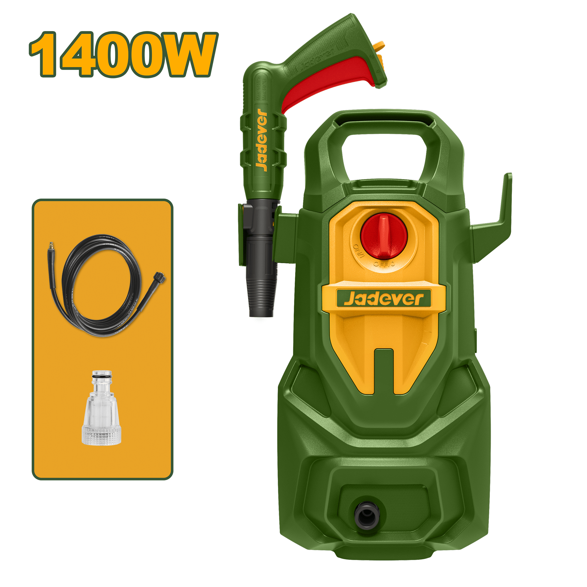 LAVADORA DE ALTA PRESION 1400W 1595PSI 5.6L/MIN