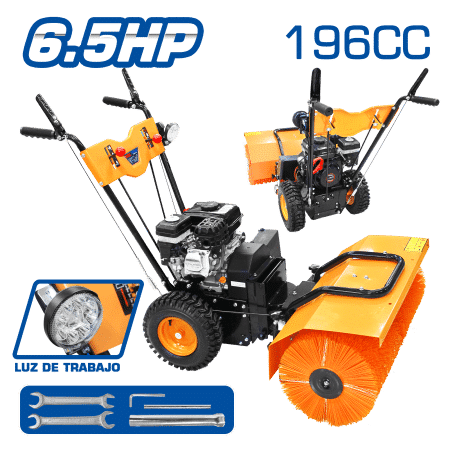 CEPILLADORA GASOLINERA P/CESPED SISTETICA LONC H200 196CC A:80CM