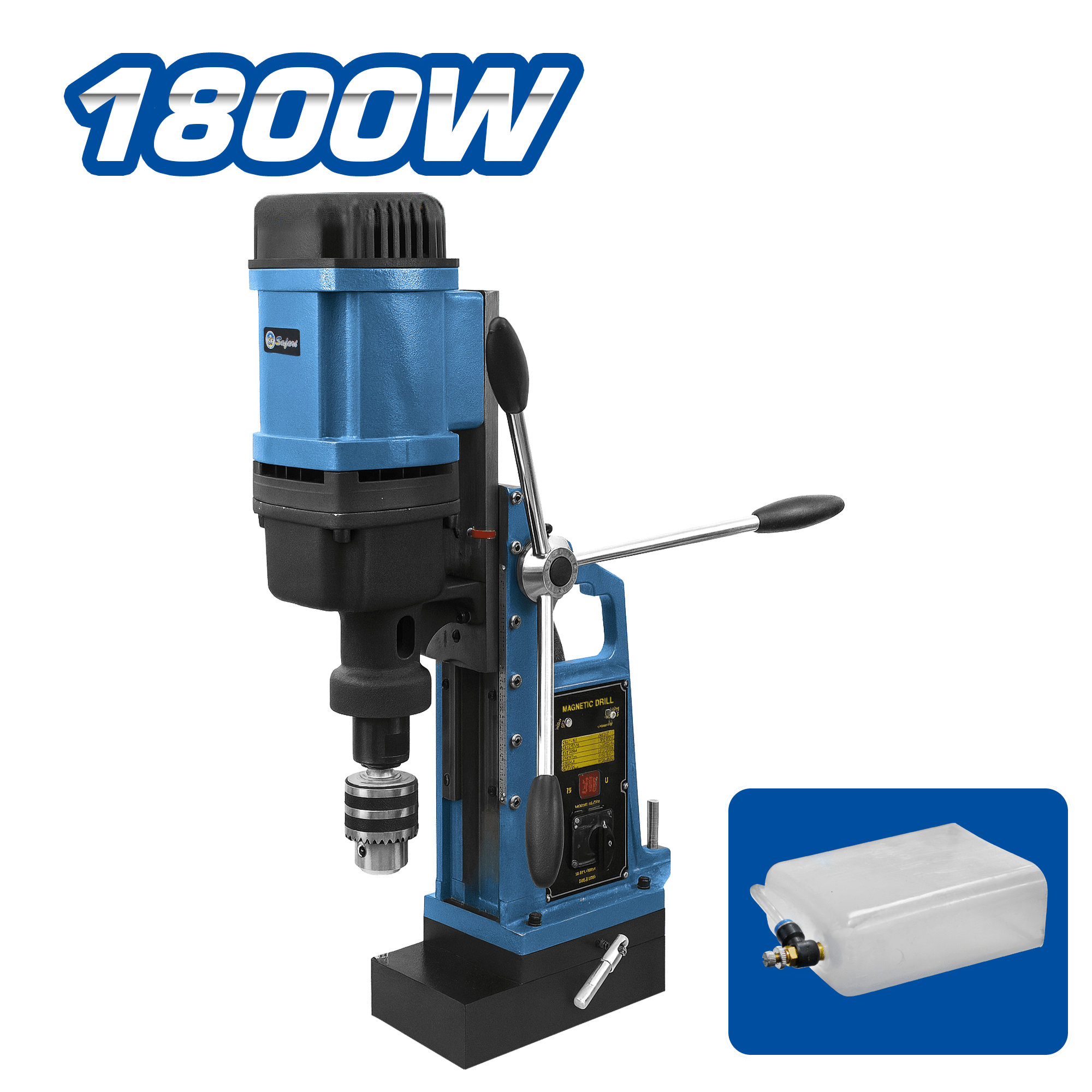 TALADRO MAGNETICO TRIFASICO 220V 38MM 1800W 18000N