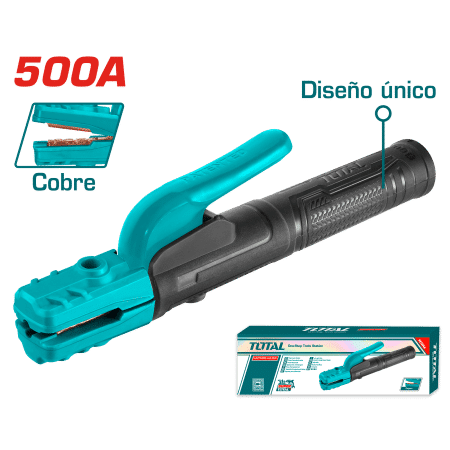 PORTA ELECTRODO 500A MMA<500A COBRE DISEÑO EXCLUSIVO