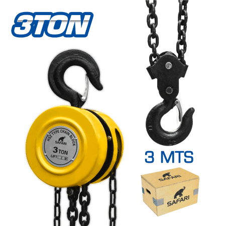 TECLE DE CADENA 03TON 3M HSZ