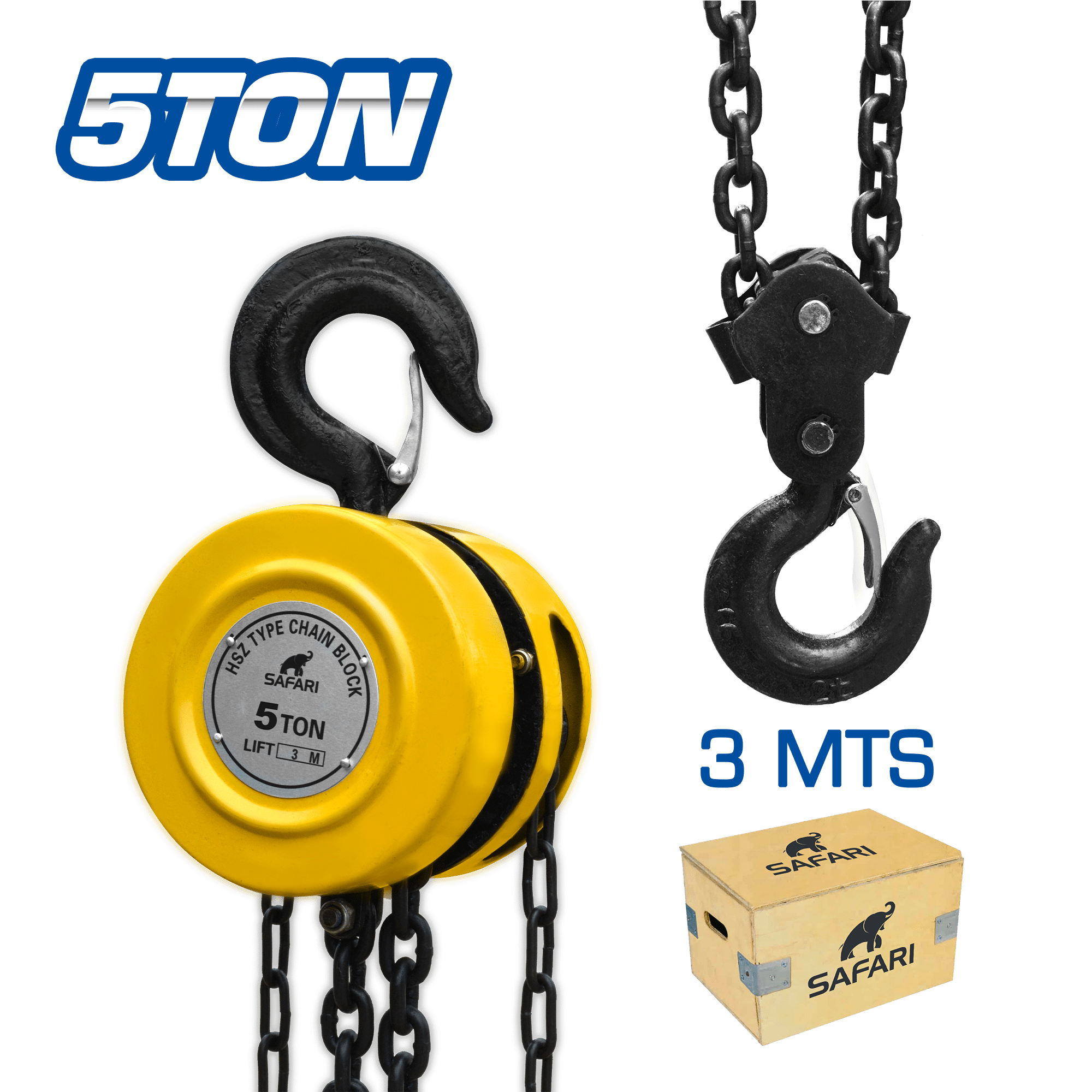 TECLE DE CADENA 05TON 3M HSZ