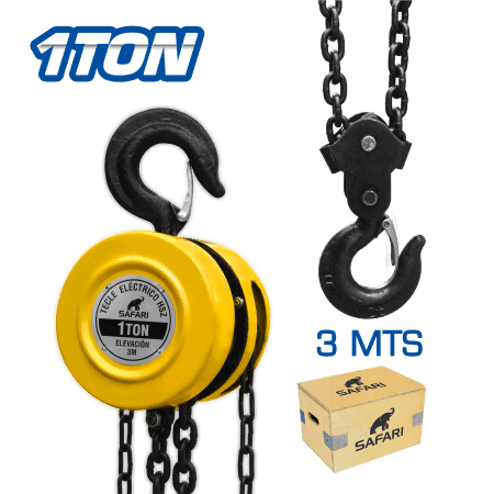 TECLE DE CADENA 1TON 3M
