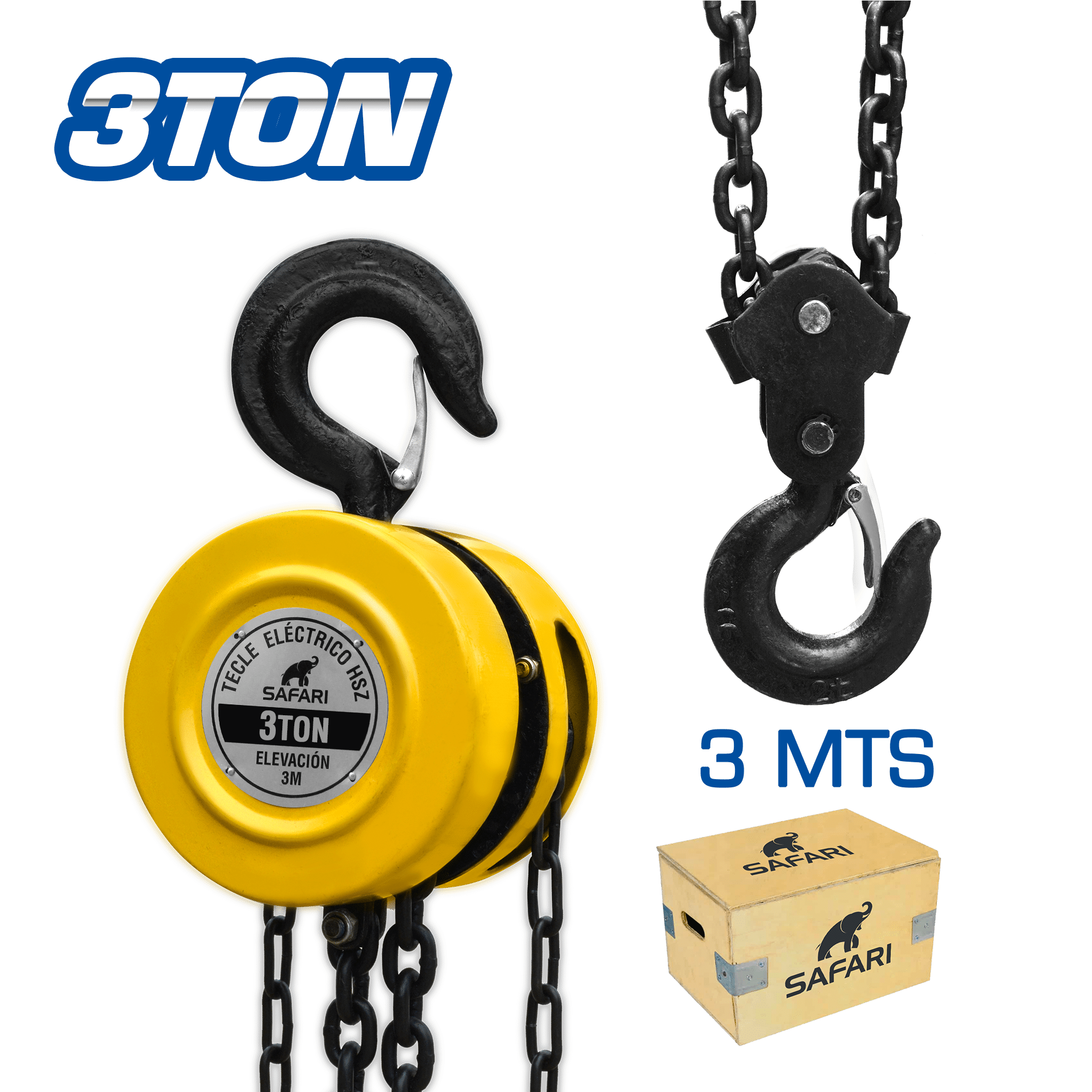 TECLE DE CADENA 3TON 3M