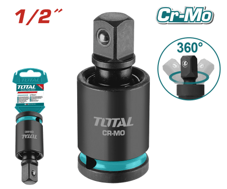 ADAPTADOR DE IMPACTO ARTICULADO 360º 1/2'' CR-MO INDUSTRIAL