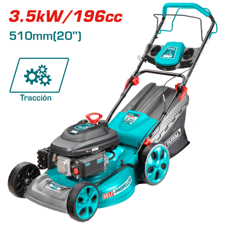 CORTA CESPED 196CC 4-TIEMPOS 4.8HP 2800RPM 510MM(20'') AUTO LIMPIEZA/AVANCE INDUSTRIAL