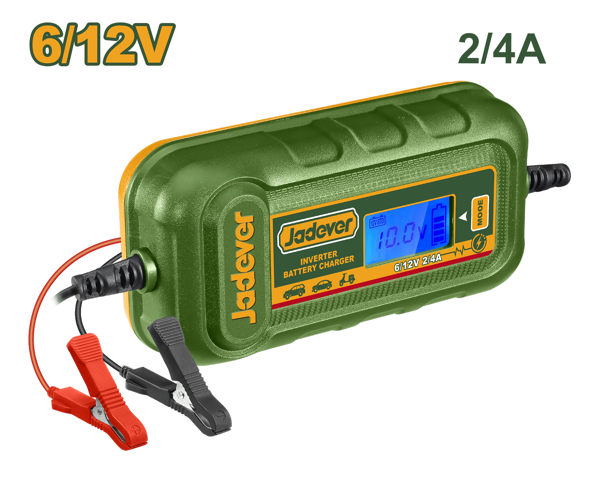 CARGADOR DE BATERIA 240V 6/12V 2/4A
