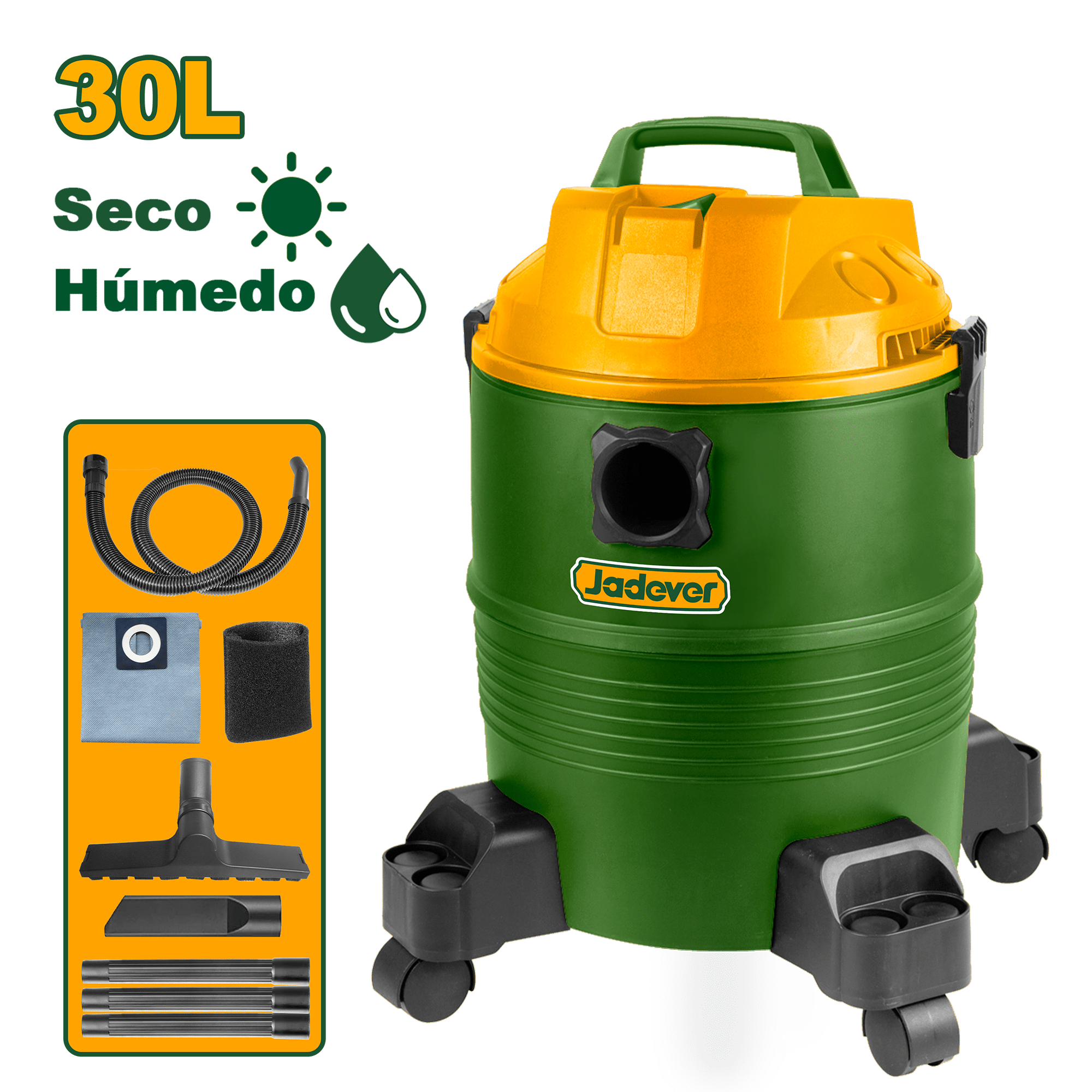 ASPIRADORA 30L 1200W 18KPA SECO/HUMEDO
