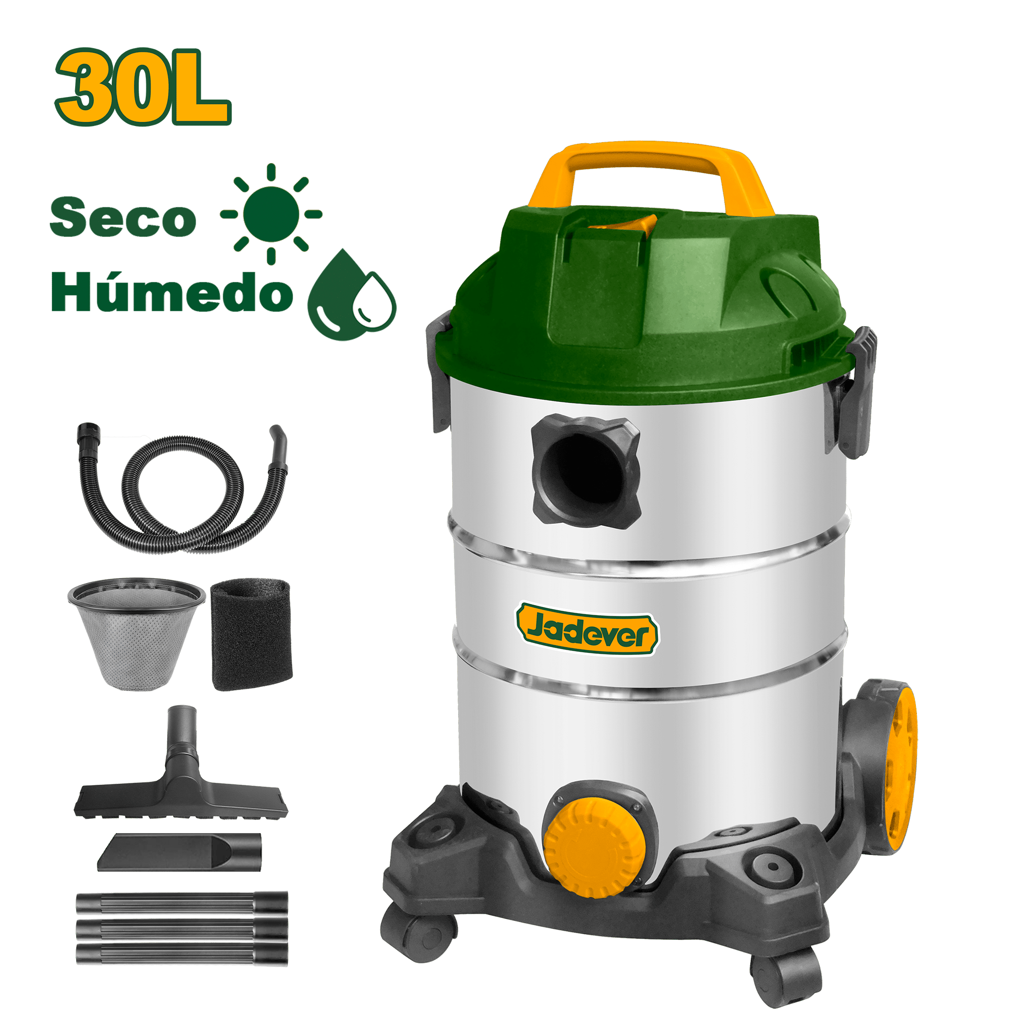 ASPIRADORA 30L 1200W 18KPA SECO/HUMEDO