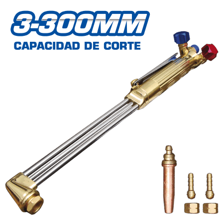 CAÑA DE CORTE CON BOQUILLA Y ACOPLES