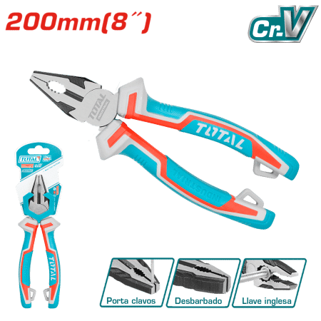 ALICATE COMBINACION 200MM(8PULG) CR.V