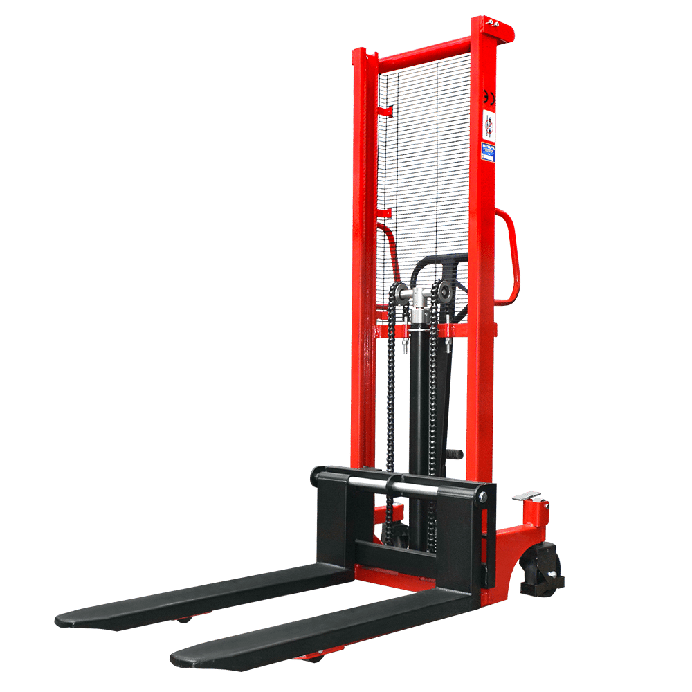 PALETA ELEVADORA 01TON BOMBA HEAVY DUTY RUEDA NYLON