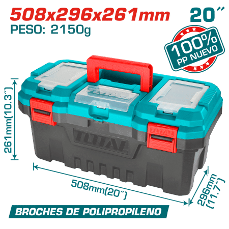 CAJA HERRAMIENTAS 20'' NEW PP 508X296X261MM 20KG