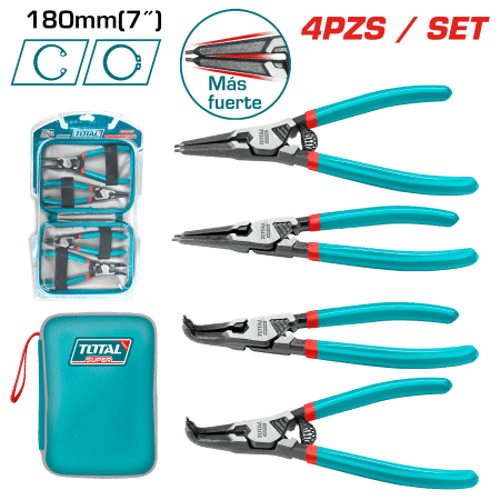 SET DE ALICATES CIRCLIP 4PCS
