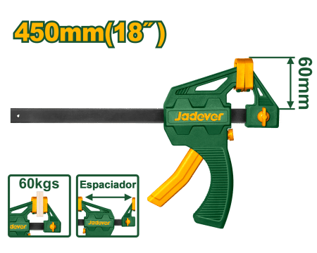 PRENSA F RAPIDA 18" 60X450MM