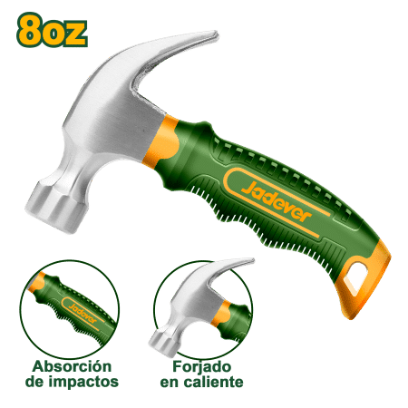 MARTILLO 8OZ 220G CORTA