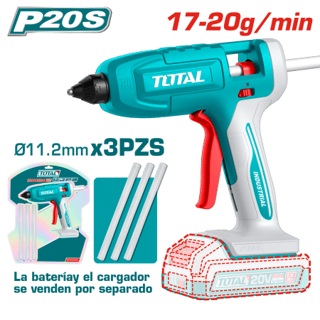 APLICADOR DE ADHESIVO 20V 17-20G/MIN BARRA: 11.2MM +ACC