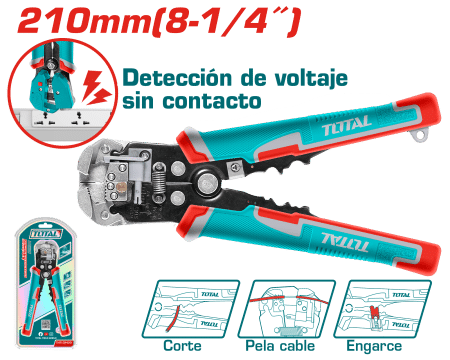 PELACABLE (4 EN 1) DETECTOR INTELIGENTE 10AWG-24AWG BATERIA 2XLR22