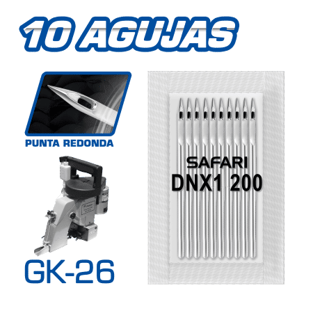 AGUJA P/MAQ. DE COSER SACOS GK-26