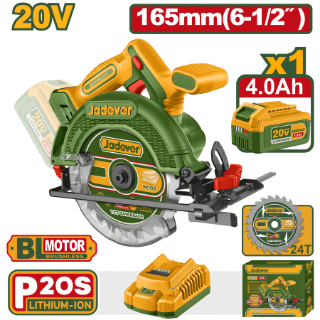 SIERRA CIRCULAR 20V BL 5200RPM 165MM 1X4.0AH INDUSTRIAL