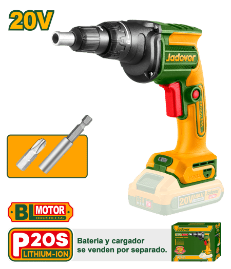 ATORNILLADOR DRYWALL BL 20V 1/4 HEX 30NM 0-4200RPM 4.2MM