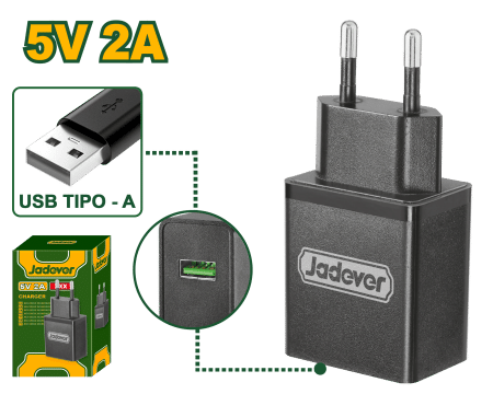 CARGADOR USB-A 5V 2A