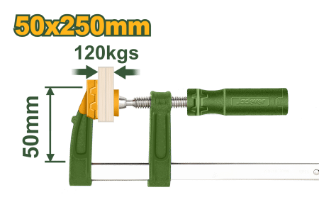 PRENSA F CON MANGO 50X250MM