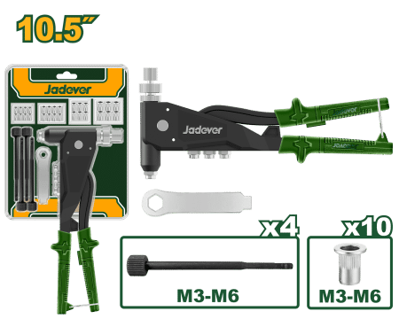 REMACHADORA MANUAL 10.5" (REMACHE ROSCADO) ALUMINIO