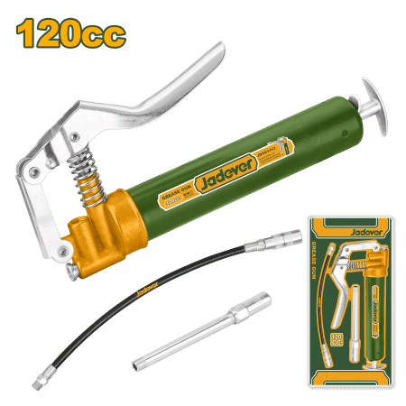 PISTOLA ENGRASADORA 120CC 2500-4500PSI ACERO+ALUMINIO +ACC