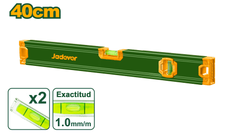 NIVEL BURBUJA 40CM 1MM B:2 ALUMINIO