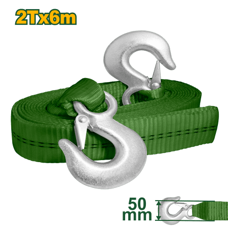 FAJA DE REMOLQUE 6M 2TON VERDE