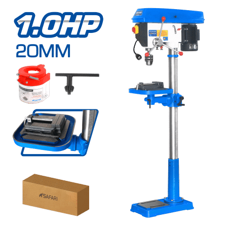 TALADRO BANCO 20MM 220V 1.0HP HEAVY DUTY FULL ALTO