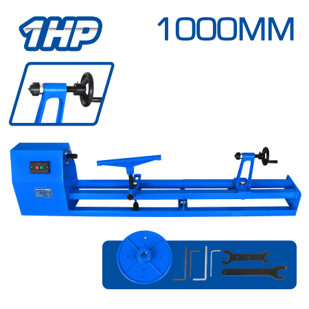 EWWL-1000 TORNO PARA MADERA 220V 1HP (750W) 1000MM DIA:350MM