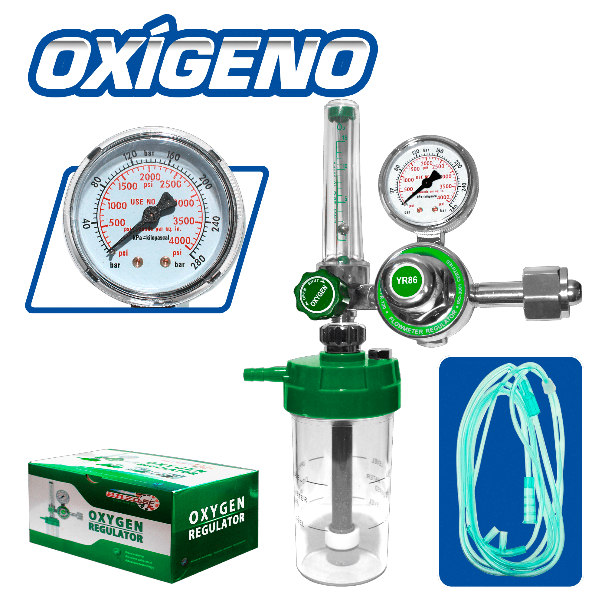 REGULADOR DE OXIGENO MOD.FR-120